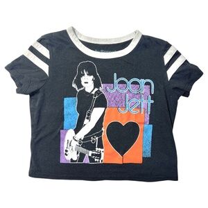 Vintage Inspired ROWDY SPROUT Joan Jett Ringer Shirt